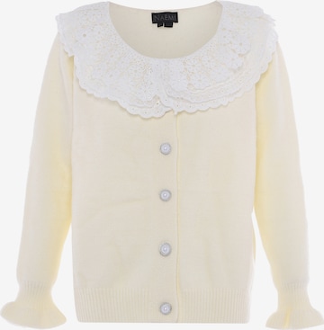 NAEMI Knit Cardigan in Beige: front