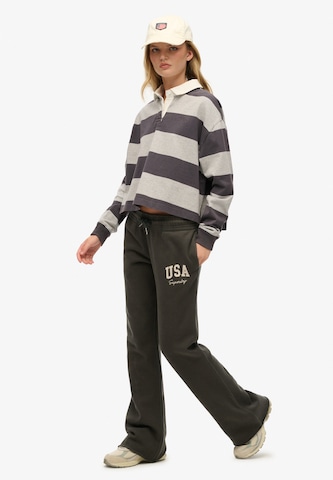 Superdry Flared Trousers in Grey