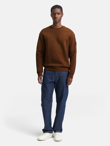 Sweat-shirt TOM TAILOR DENIM en marron