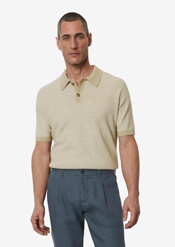 T-Shirt Marc O'Polo en beige : devant