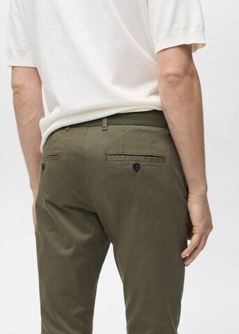 MANGO MAN Tapered Hose 'Prato' in Grün