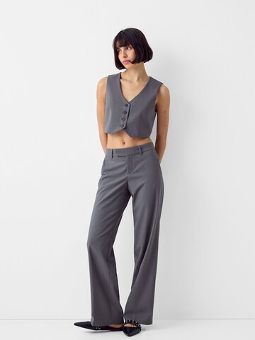 Bershka Suit Vest in Grey