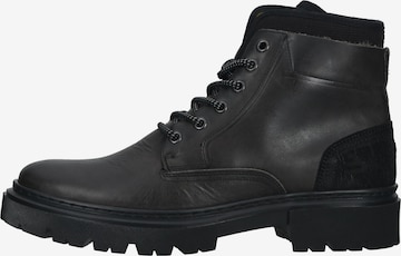 BULLBOXER Lace-Up Boots in Black