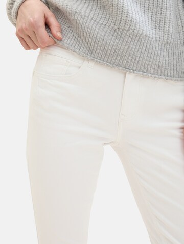 Coupe slim Jean 'Alexa' TOM TAILOR en blanc