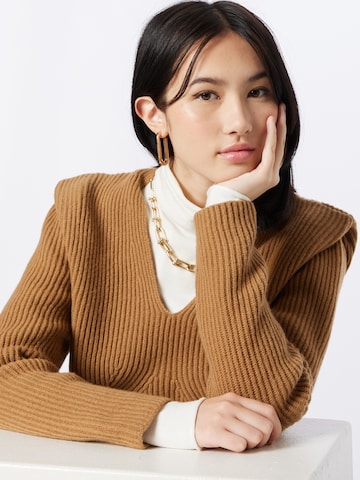 DRYKORN Sweater 'JADYN' in Brown