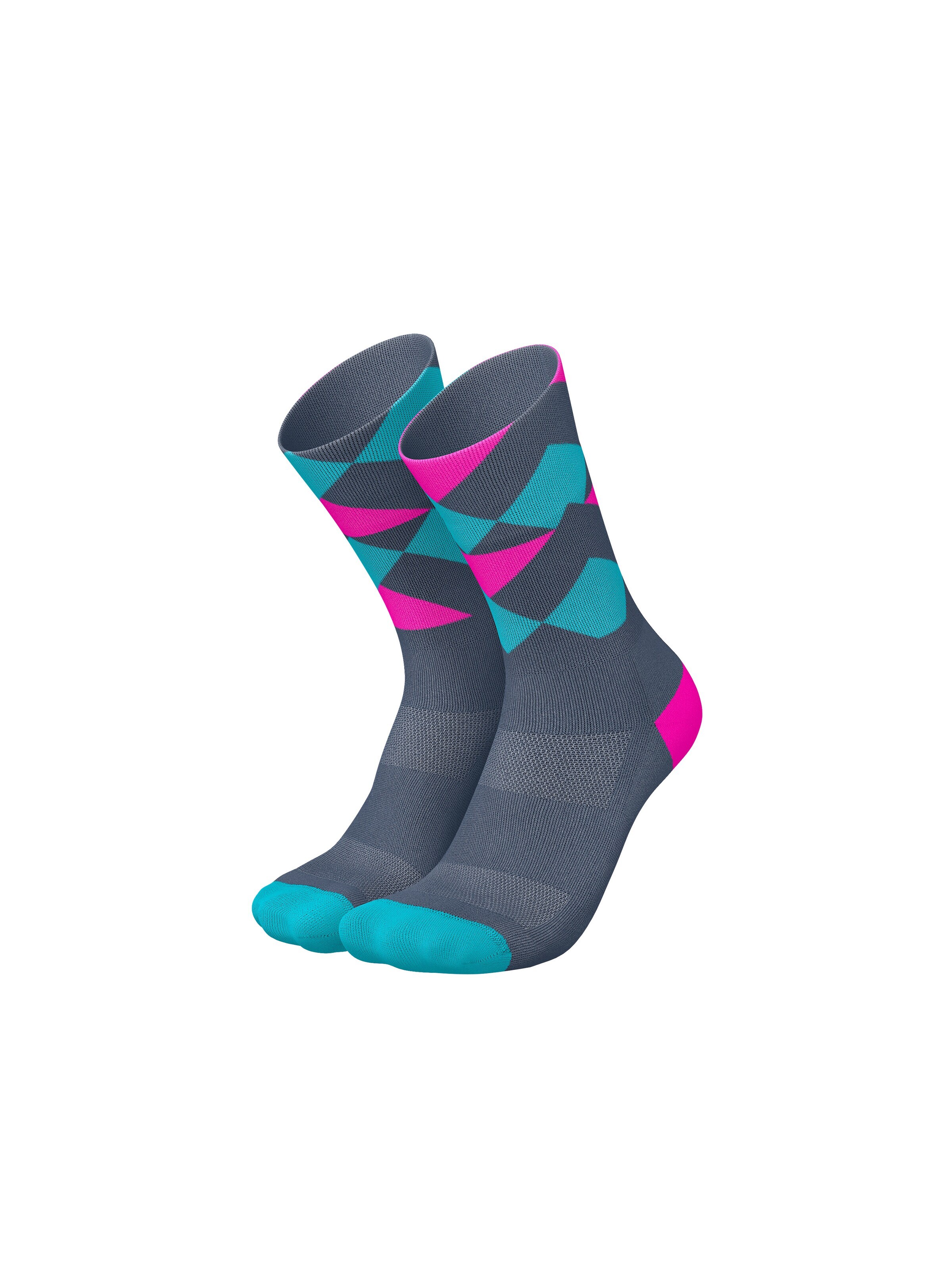 INCYLENCE Athletic Socks 'PEAKS' in Grey: front