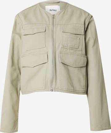 Giacca di mezza stagione di Monki in verde: frontale