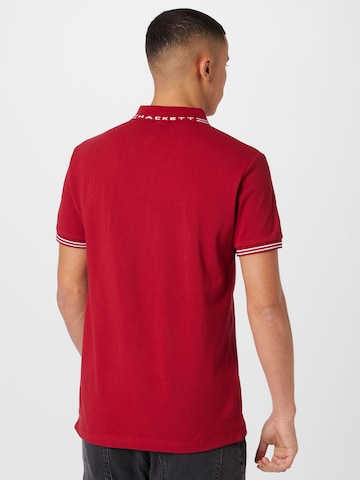 Hackett London قميص بلون أحمر