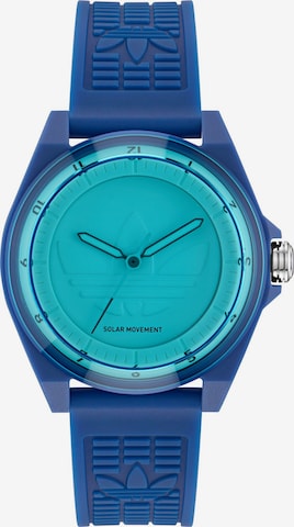 ADIDAS ORIGINALS Analog watch 'Project Four Solar' in Blue: front