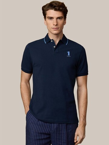 Maglietta 'Heritage' di Hackett London in blu: frontale