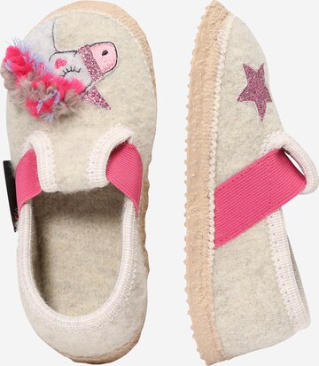 GIESSWEIN Slipper 'Trabening Einhorn' in Beige