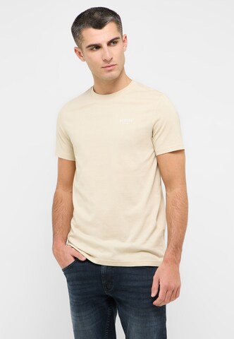MUSTANG T-Shirt 'Austin ' in Beige: Vorderseite