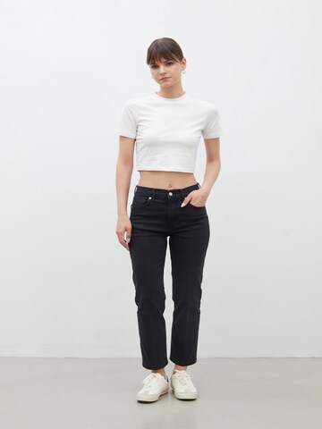 MANUKA Skinny Broek in Zwart