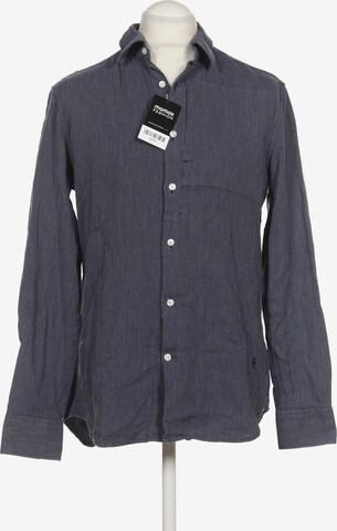 G-Star RAW Button Up Shirt in XL in Blue: front