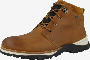 CLARKS Boots 'Topton' in Brown: front