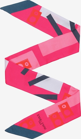 EMBLEMM Schal 'Soundwave' in Pink: Vorderseite