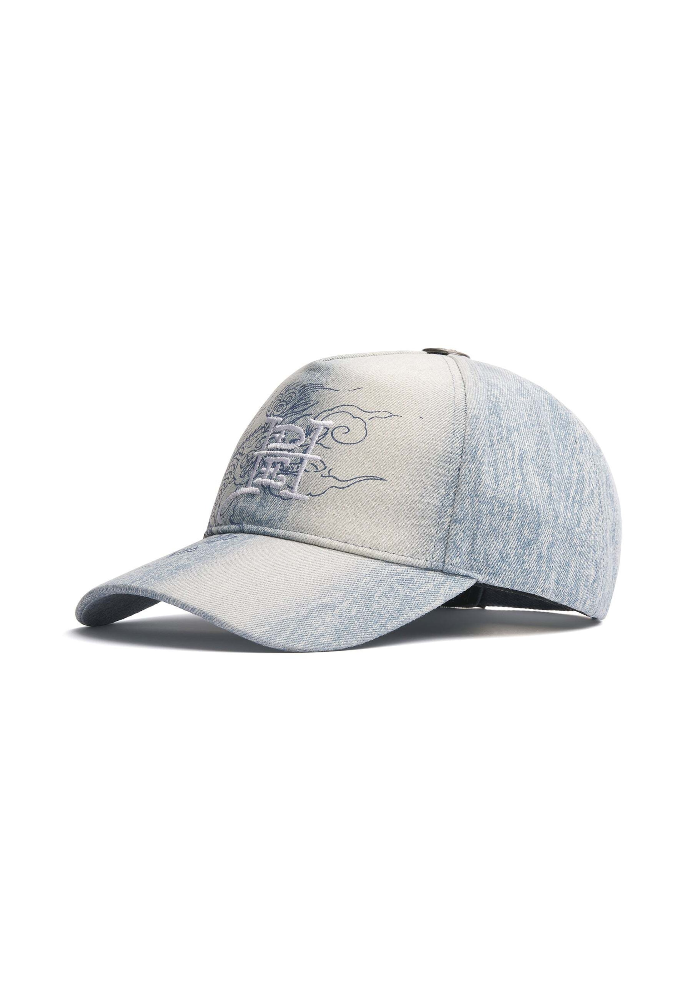 Ed Hardy Cap in Blau: Vorderseite