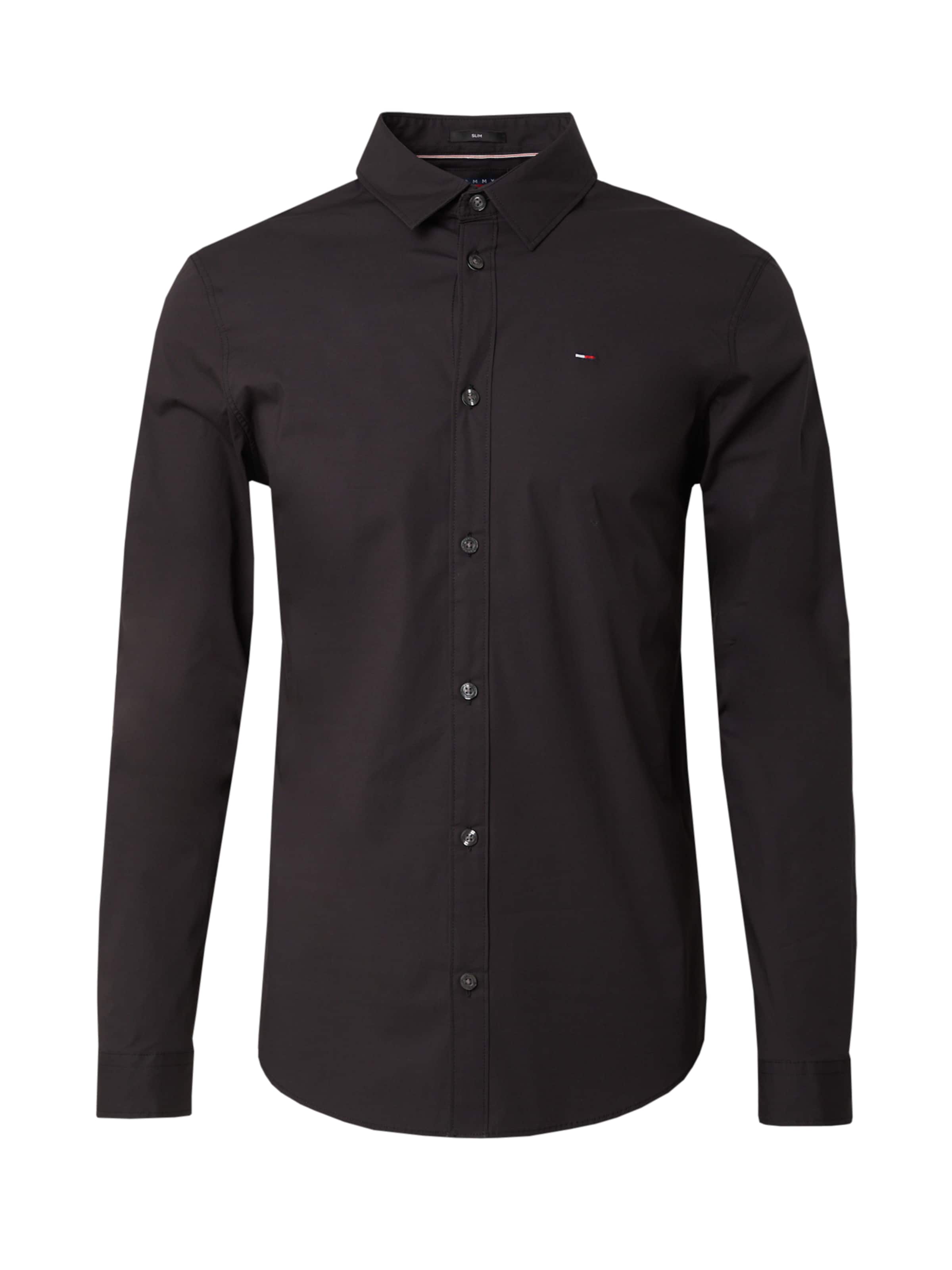 Tommy Jeans Πουκάμισο σε μαύρο: μπροστά