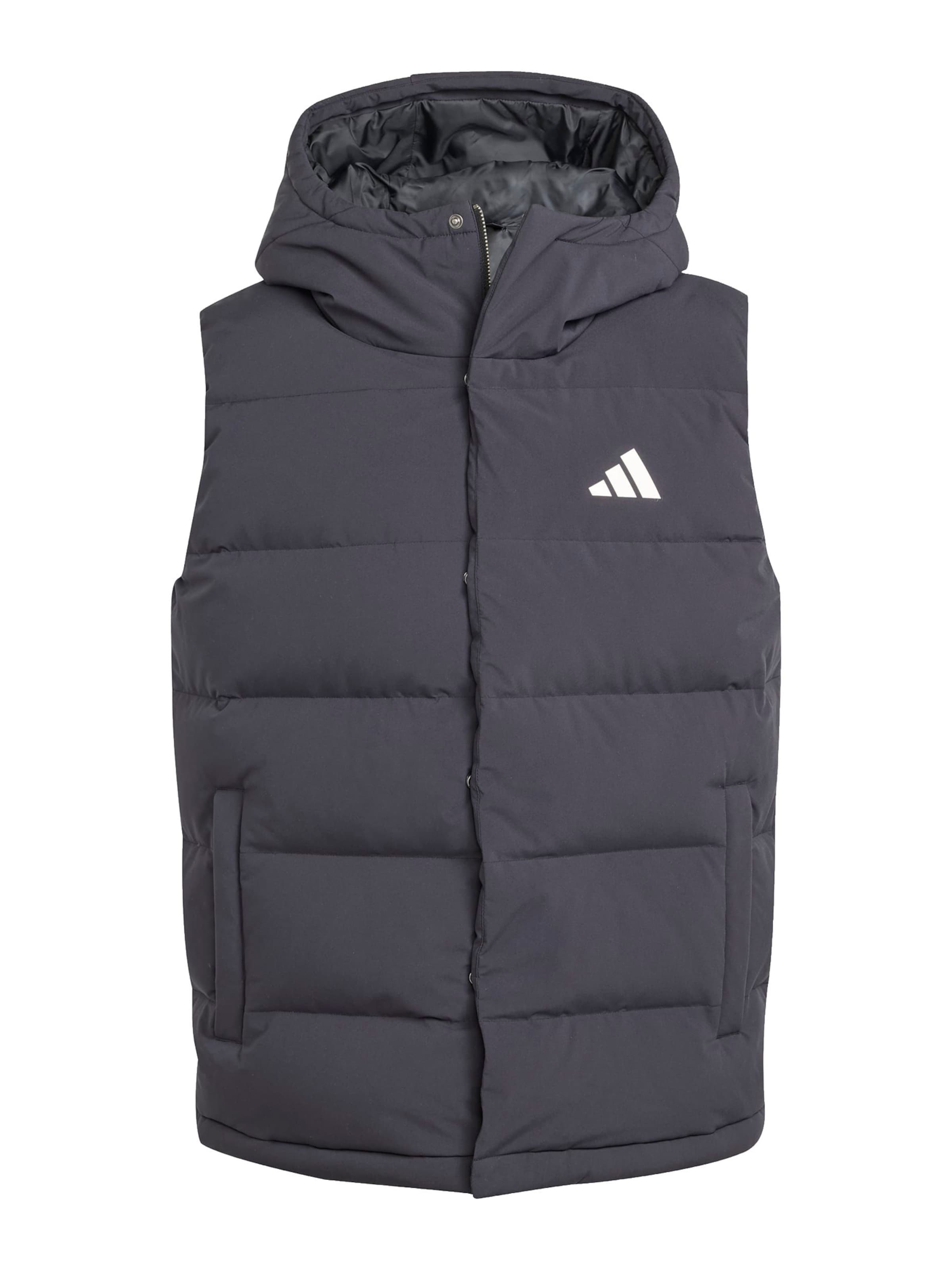 Vestă sport 'HELIONIC' de la ADIDAS SPORTSWEAR pe negru: față