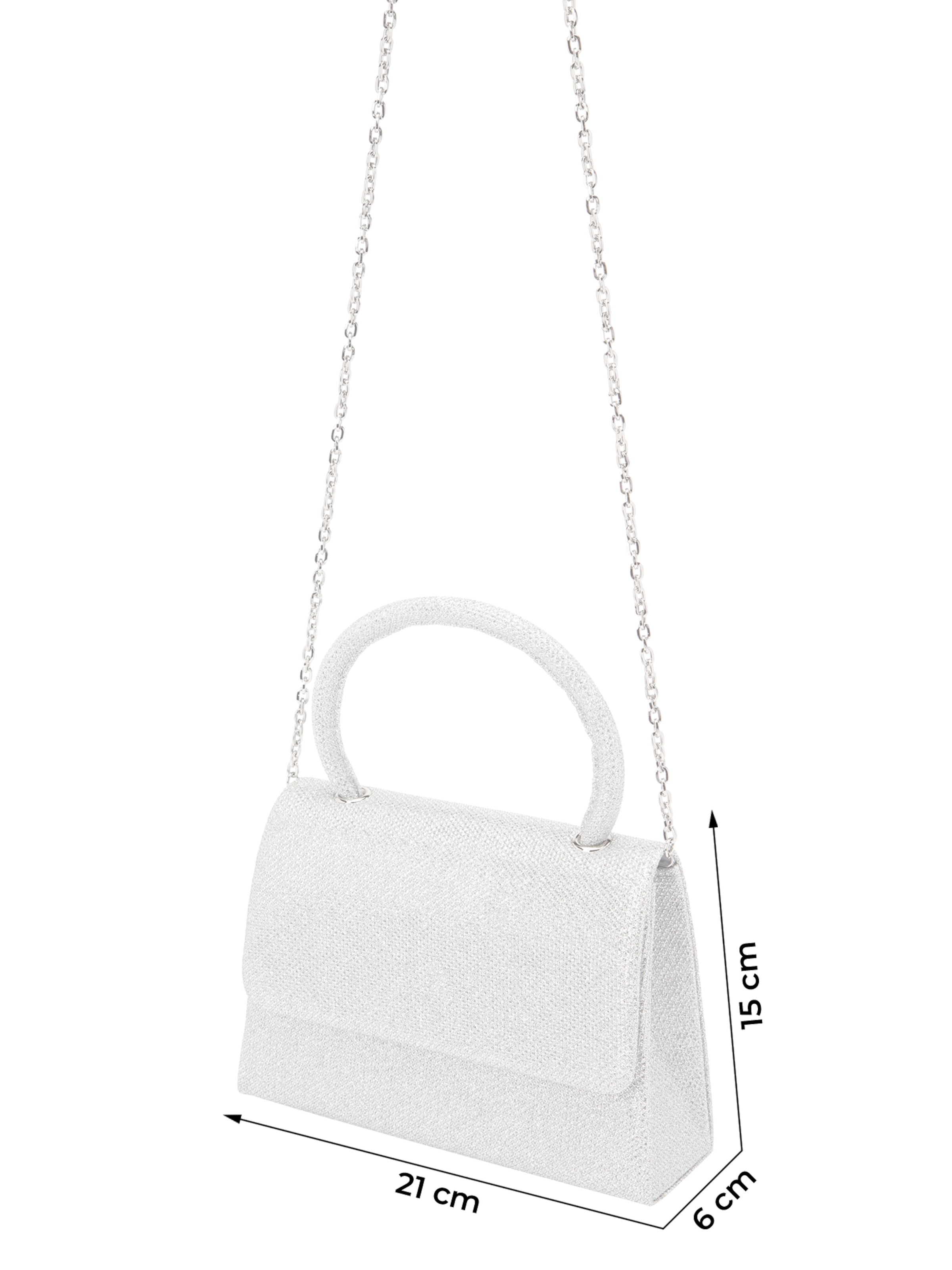 mascara Чанта с презрамки в сребърно