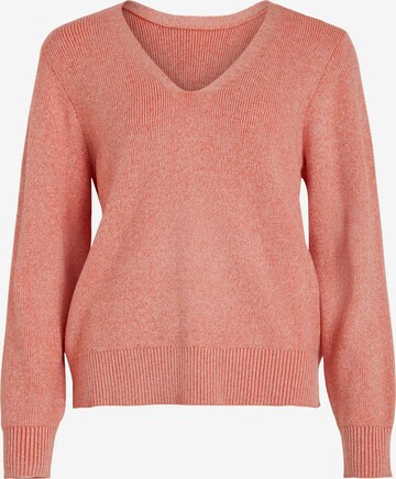 VILA Sweater 'Ril' in Pink: front