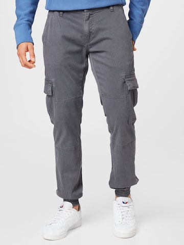 Tapered Pantaloni cargo di Urban Classics in grigio: frontale