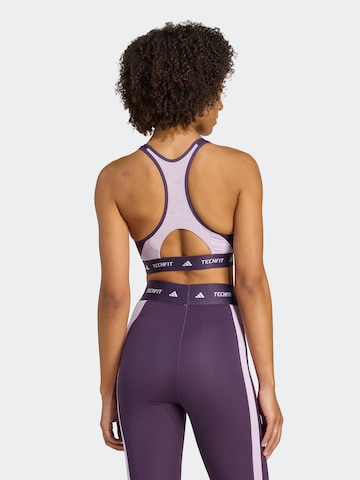 ADIDAS PERFORMANCE Bralette Sports Bra in Purple