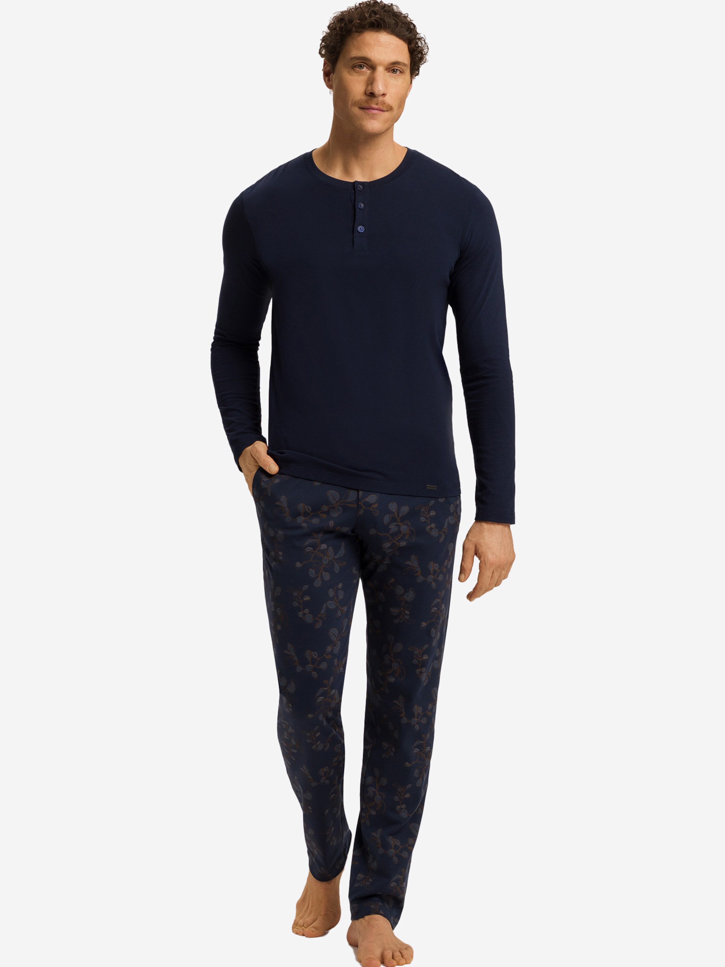 Pantalon de pyjama ' Night & Day ' Hanro en bleu