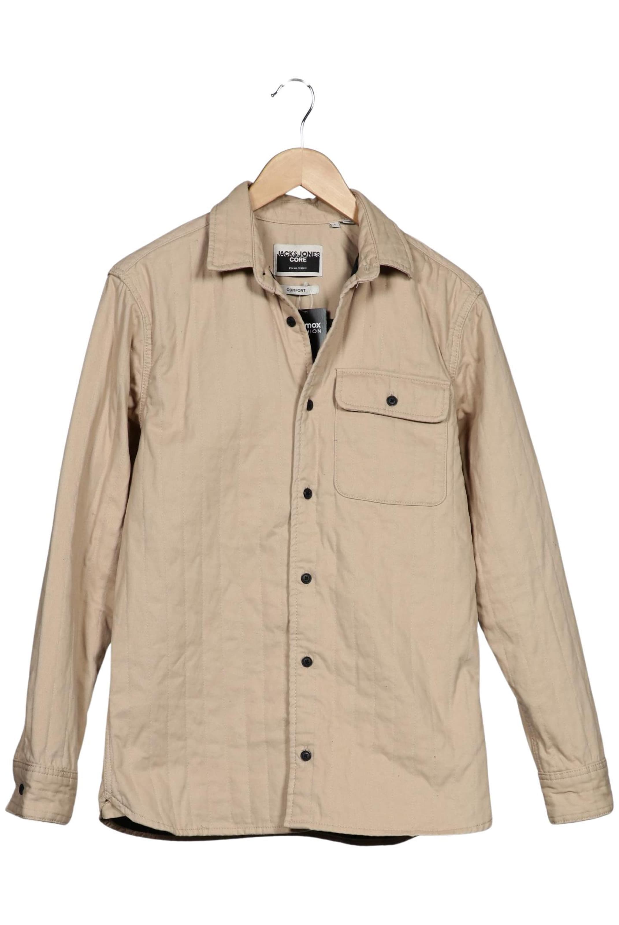 JACK & JONES Jacket & Coat in L in Beige: front