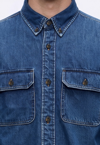 zils Abercrombie & Fitch Standarta piegriezums Krekls