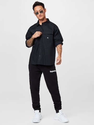 CONVERSE Comfort fit Button Up Shirt in Black