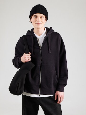 TOPMAN - Casaco em moletão em preto: frente