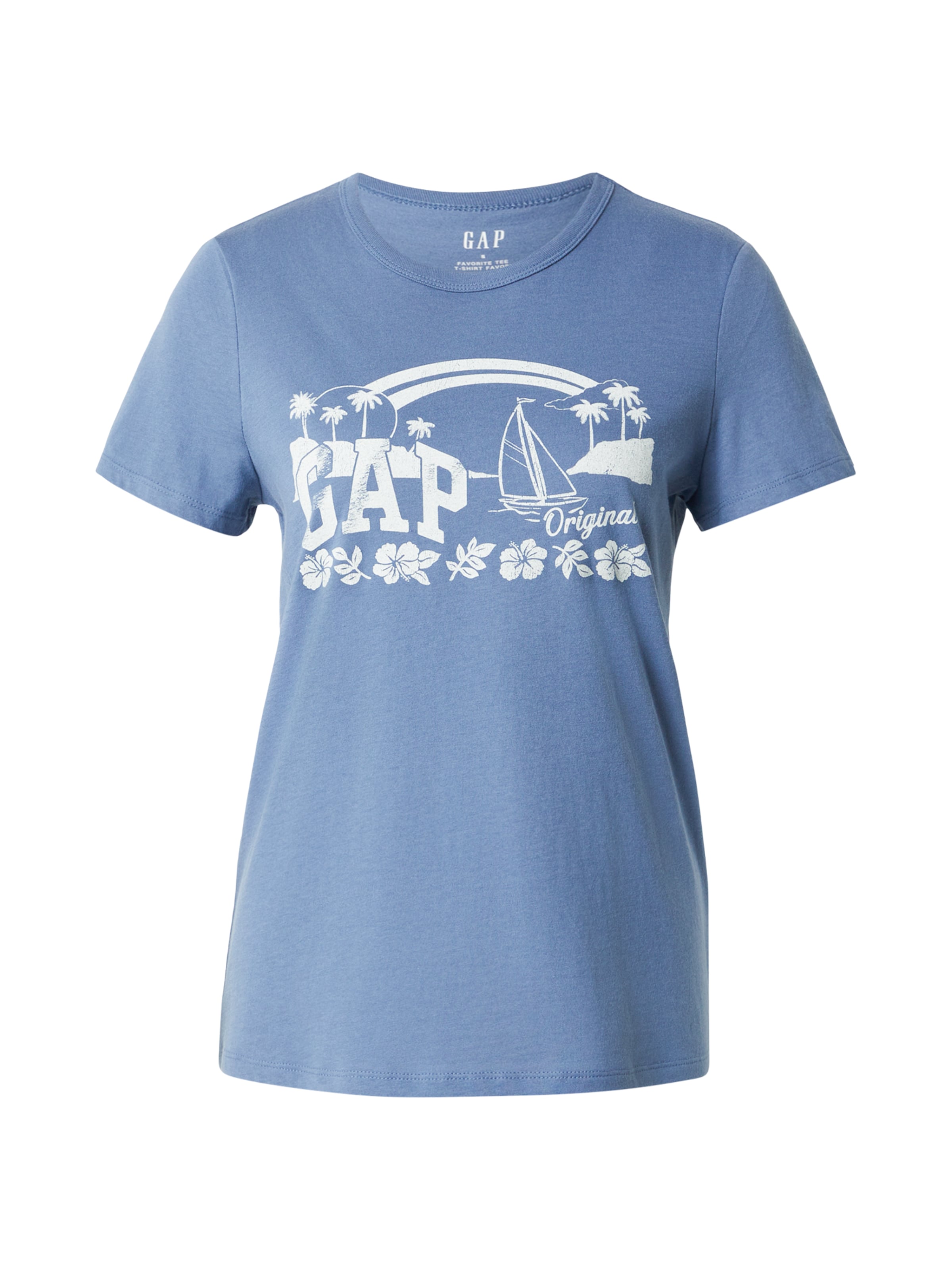 T-shirt GAP en bleu : devant