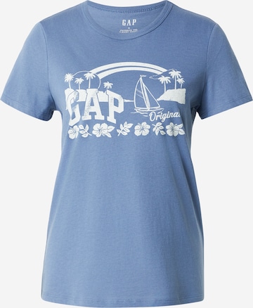 T-shirt GAP en bleu : devant