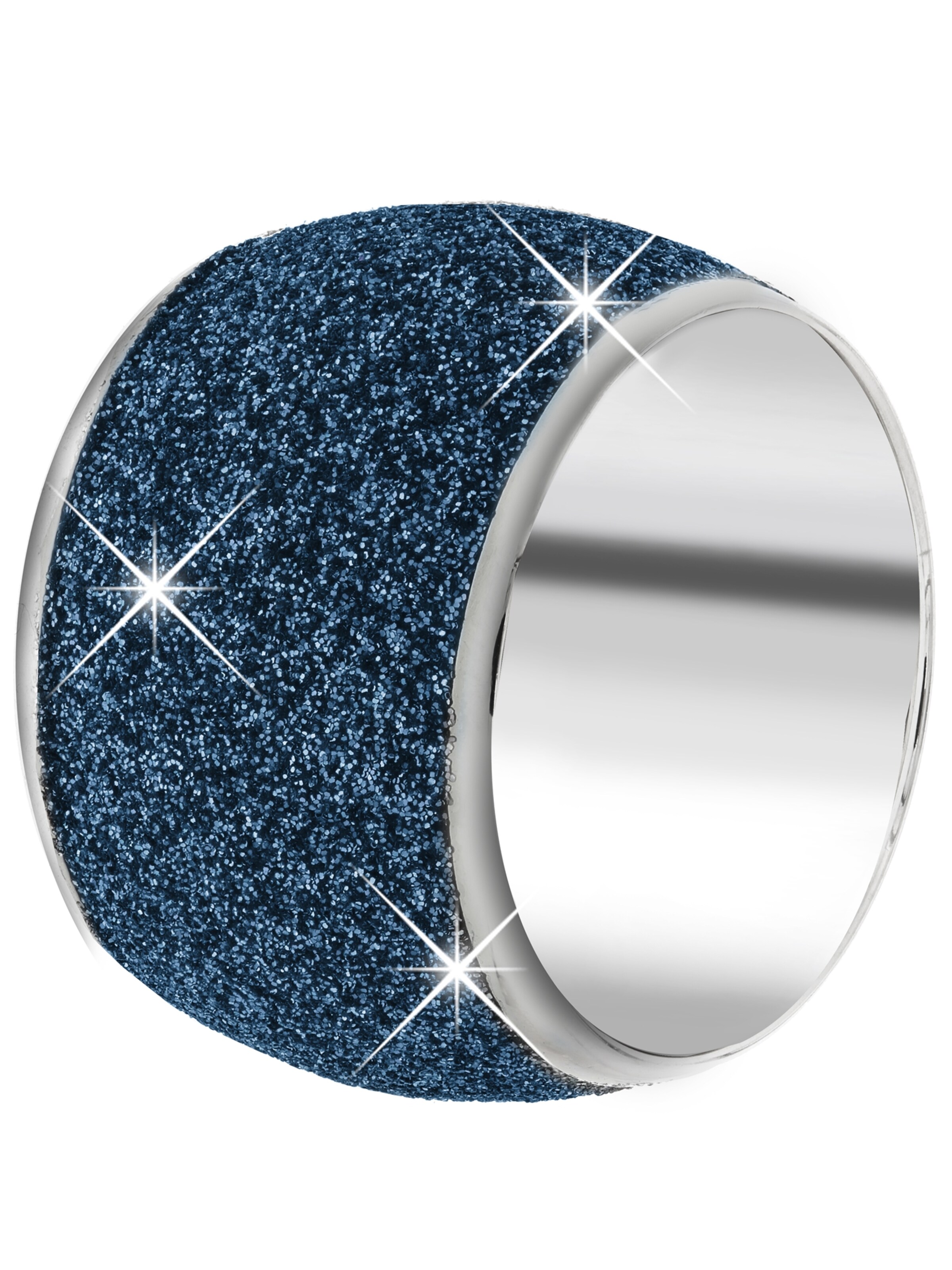 Lucardi Ring in Silber: Vorderseite