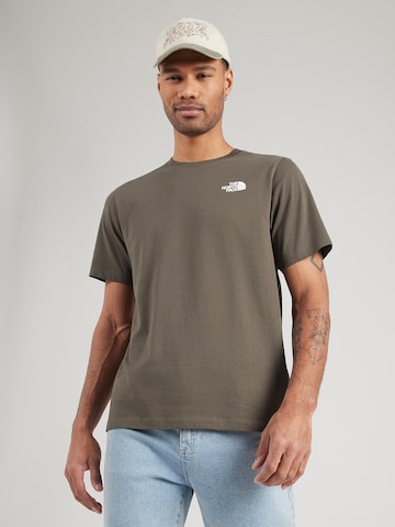 Tricou de la THE NORTH FACE pe verde