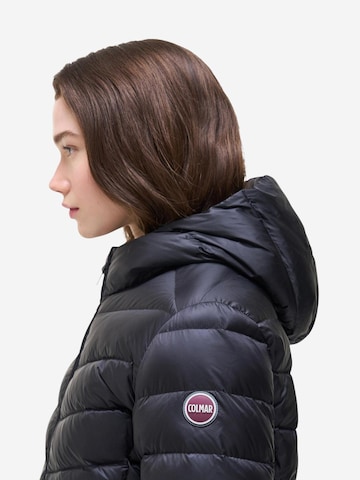 Colmar Winterjas 'Quilted jacket with hood 22000019' in Zwart