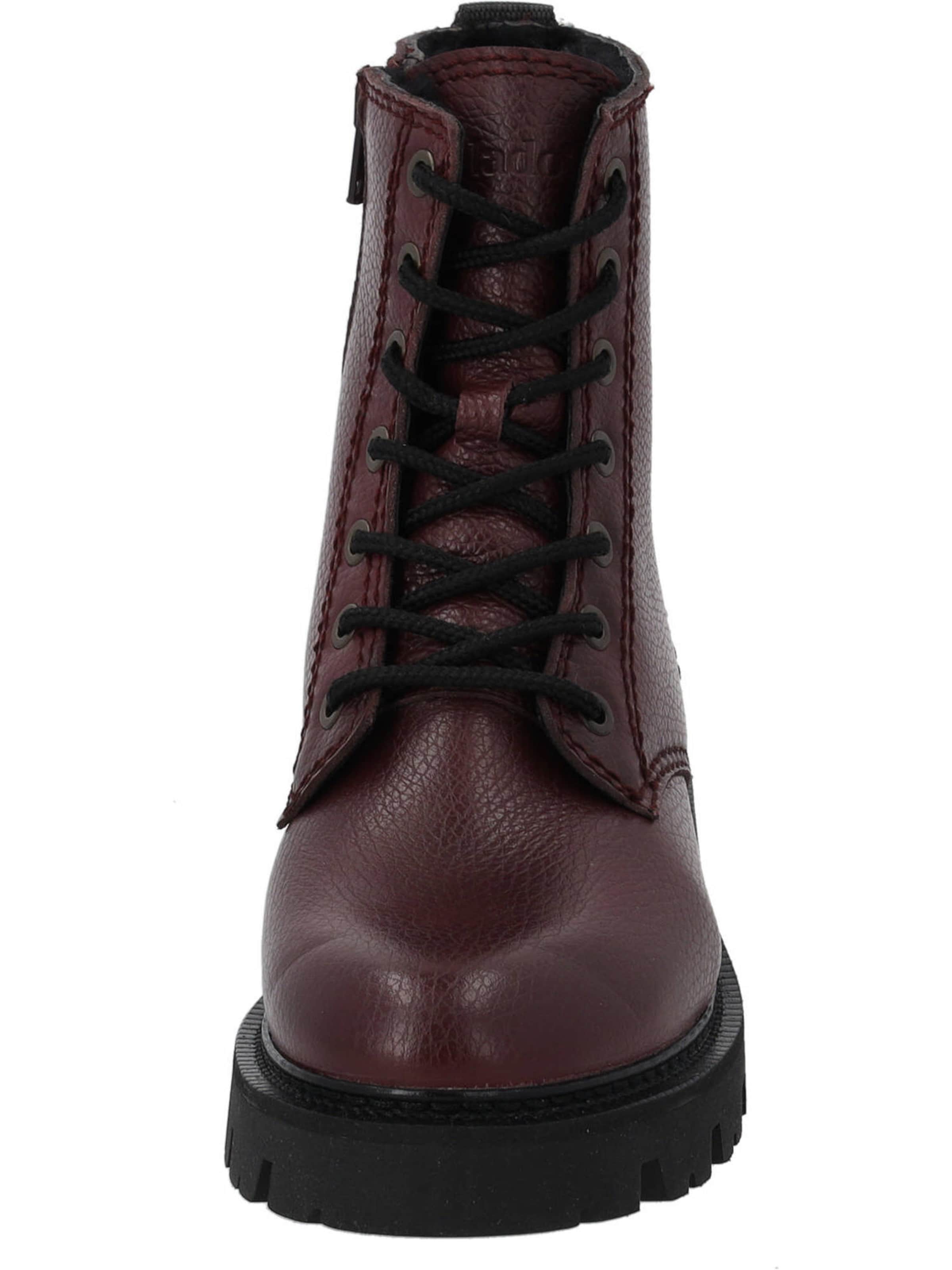 Ghete cu șireturi 'Phessis' de la Palado pe roșu