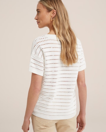 Pull-over WE Fashion en blanc