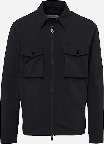 Calvin Klein Between-season jacket 'MATT' in Black: front