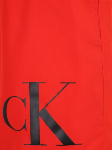 Calvin Klein Swimwear Zwemshorts in Rood