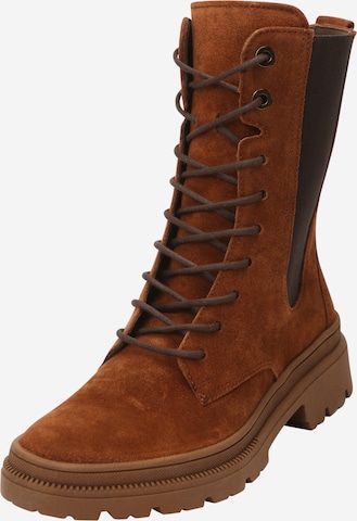 ARA Lace-Up Ankle Boots 'DOVER' in Brown: front