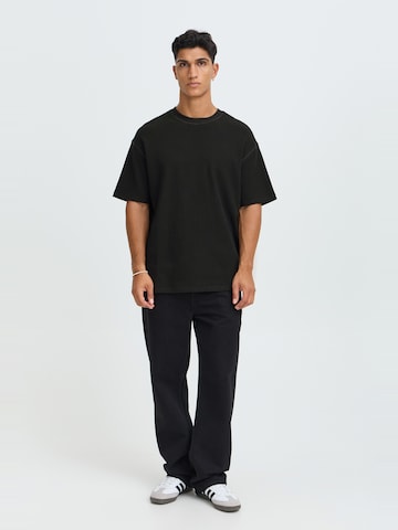 !Solid - Sudadera 'SDDanton Waffle' en negro