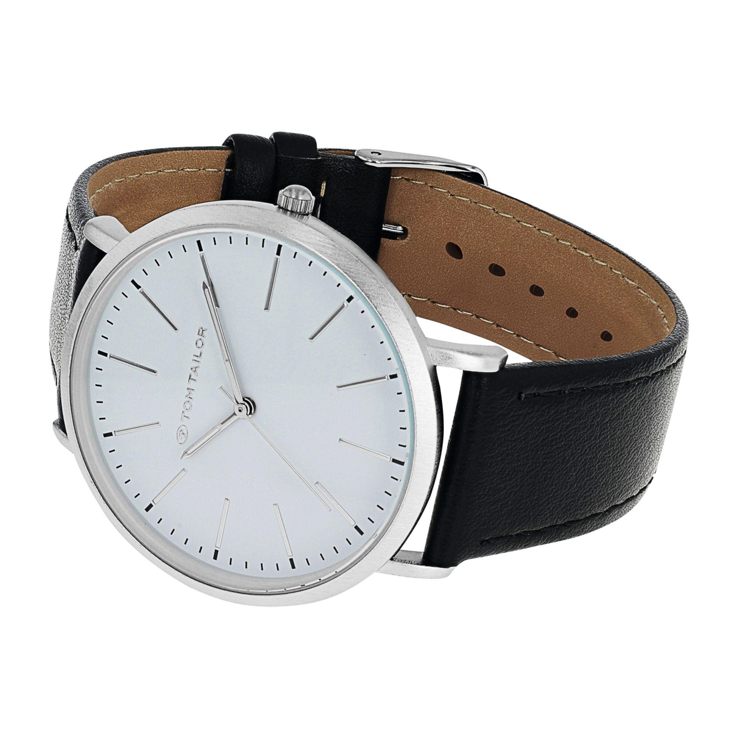 TOM TAILOR Uhr in Schwarz