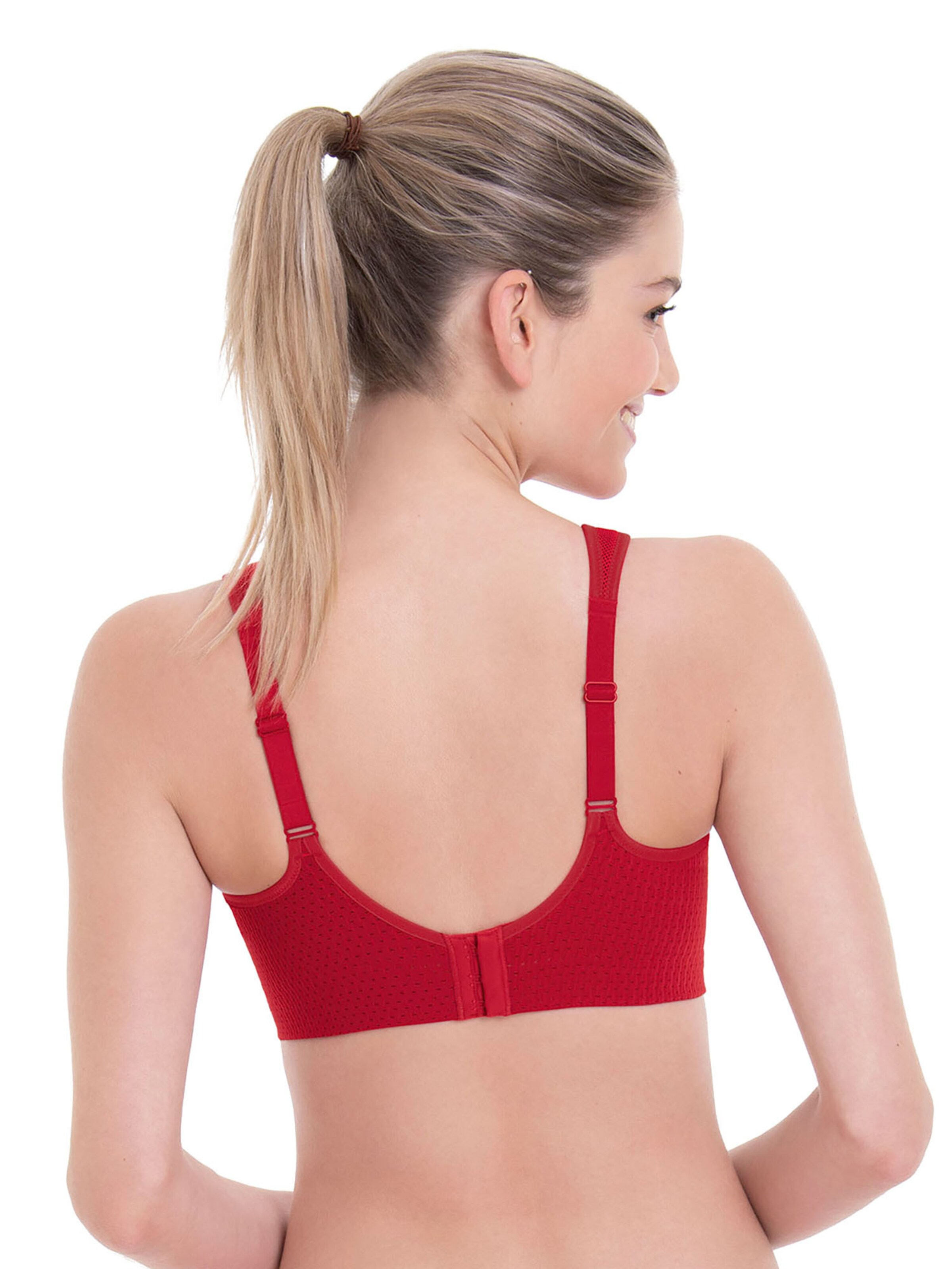 ANITA Bralette Bra 'air control DeltaPad' in Red