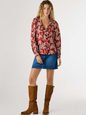 Pepe Jeans Blouse 'Plency' in Bruin