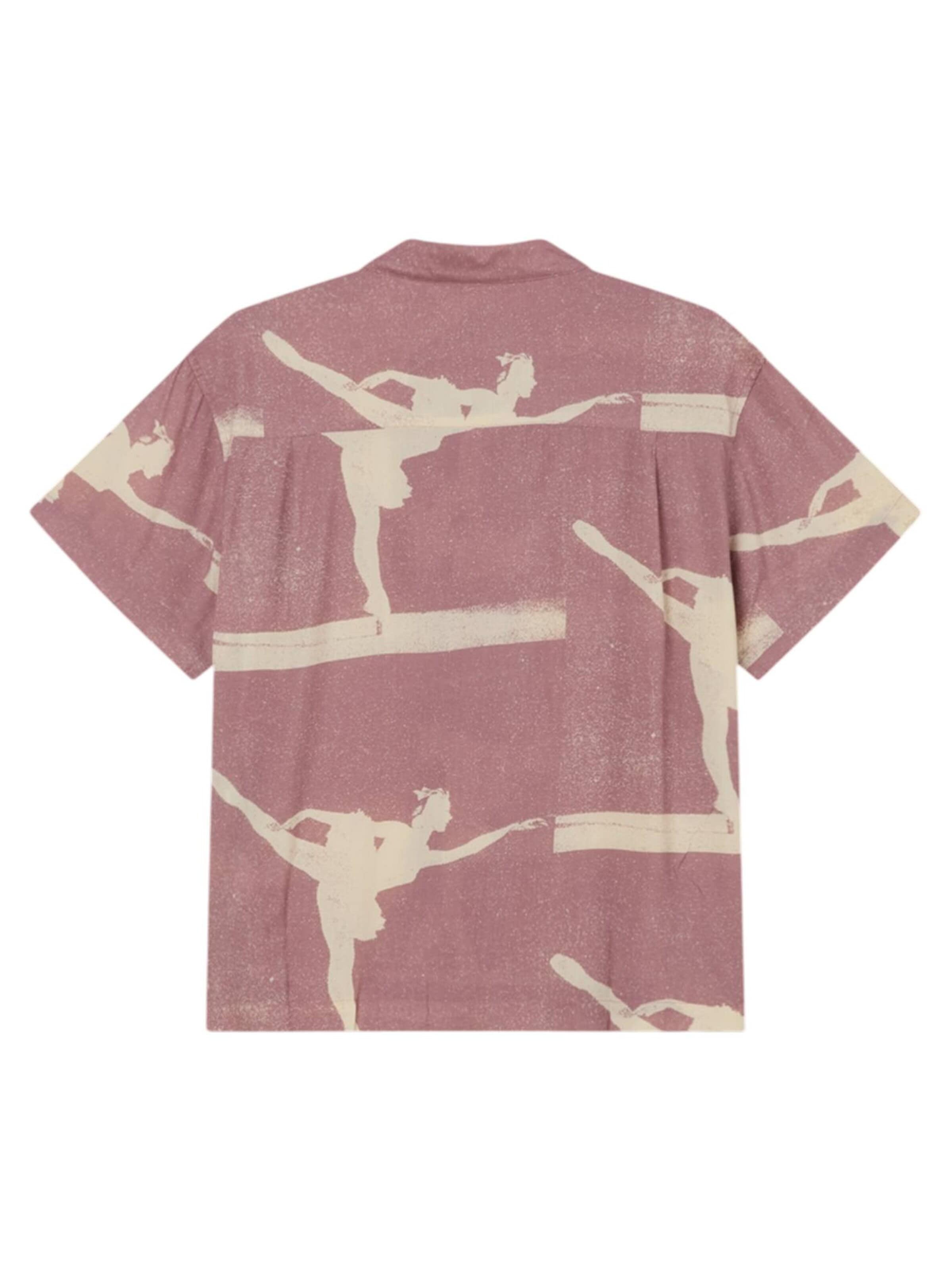 Obey Regular fit Button Up Shirt in Pink