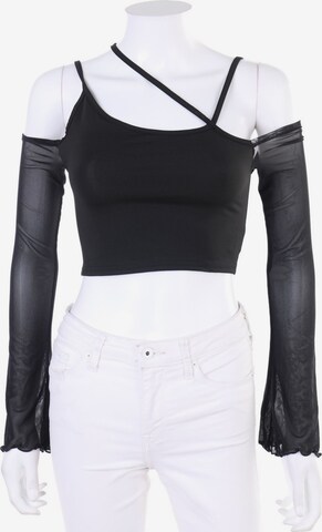 SheIn Top & Shirt in XS in Black: front
