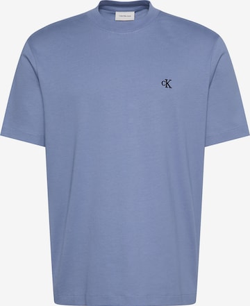 T-Shirt Calvin Klein Jeans en bleu : devant