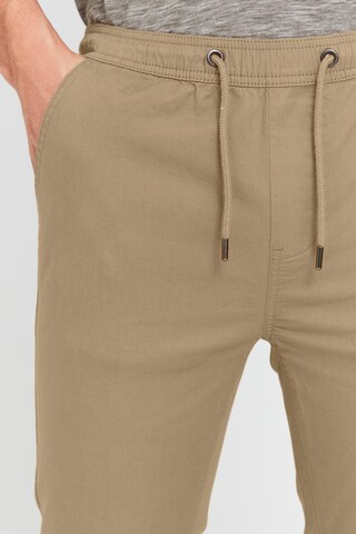 !Solid Tapered Chino trousers 'THEREON' in Beige